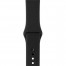 Apple Watch Series 3 38mm, Vesmírně šedý hliník - černý sportovní řemínek