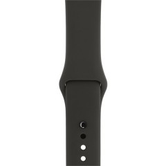 Apple Watch Series 3 38mm, Vesmírně šedý hliník - šedý sportovní řemínek