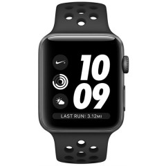 Apple Watch Nike+ 38mm, vesmírně šedý hliník s antracitovým/černým Nike sportovním řemínkem