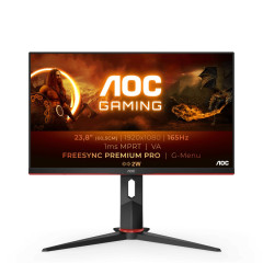 AOC 24G2SAE/BK plochý počítačový monitor 60,5 cm (23.8&quot;) 1920 x 1080 px Full HD Černá, Červená č.1