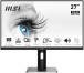 MSI PRO MP273QP plochý počítačový monitor 68,6 cm (27&quot;) 2560 x 1440 px Wide Quad HD LED Černá, Stříbrná