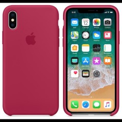 Apple iPhone X Silicone Case MQT82ZM/A - Rose Red