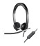 Logitech H650e Sluchátka s mikrofonem Kabel Přes hlavu Kancelář / call centrum USB Typ-A Černá, Stříbrná