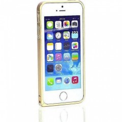 PureProtection Aluminium Bumper pro Apple iPhone 5/5s/SE gold č.1