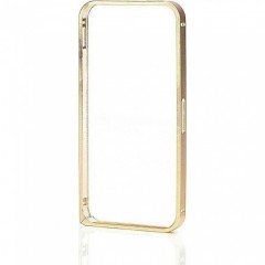 PureProtection Aluminium Bumper pro Apple iPhone 5/5s/SE gold č.3