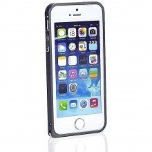 PureProtection Aluminium Bumper pro Apple iPhone 5/5s/SE black č.1