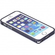 PureProtection Aluminium Bumper pro Apple iPhone 5/5s/SE black č.2