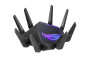 ASUS ROG Rapture GT-AXE16000 bezdrátový router 10 Gigabit Ethernet Tři pásma (2,4 GHz / 5 GHz / 6 GHz) Černá