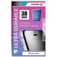 SWISSTEN ochranné sklo pro Apple iPhone 7/8, ultra odolné, 3D, červené č.1