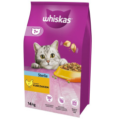 Whiskas STERILE suché krmivo pro kočky Kuře pro dospělé 14 kg č.1