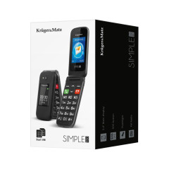 Kruger &amp; Matz KM0930 6,1 cm (2,4&quot;) 98 g Černá Klasický telefon č.3