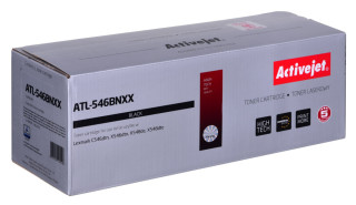 Activejet ATL-546BNXX Tonerová kazeta pro tiskárny Lexmark; Náhrada za Lexmark C546U1KG; Supreme; 8000 stran; černá č.1