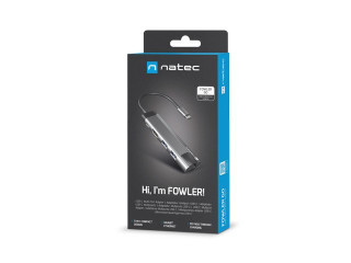 NATEC MULTIPORT FOWLER GO USB-C -&gt; HUB USB, HDMI č.1