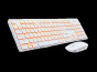 Acer GP.ACC11.013 klávesnice Obsahuje myš Bluetooth QWERTY Americká angličtina Bílá