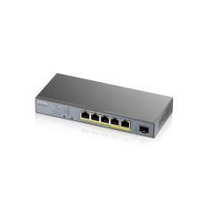 Zyxel GS1350-6HP-EU0101F síťový přepínač Řízený L2 Gigabit Ethernet (10/100/1000) Podpora napájení po Ethernetu (PoE) Šedá č.1