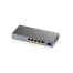 Zyxel GS1350-6HP-EU0101F síťový přepínač Řízený L2 Gigabit Ethernet (10/100/1000) Podpora napájení po Ethernetu (PoE) Šedá