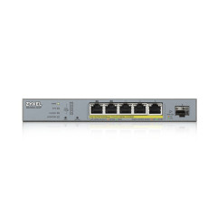Zyxel GS1350-6HP-EU0101F síťový přepínač Řízený L2 Gigabit Ethernet (10/100/1000) Podpora napájení po Ethernetu (PoE) Šedá č.2