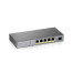 Zyxel GS1350-6HP-EU0101F síťový přepínač Řízený L2 Gigabit Ethernet (10/100/1000) Podpora napájení po Ethernetu (PoE) Šedá č.4