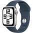 Apple Watch SE (2023) GPS 40mm sportovní silikonový řemínek bouřkově modrý S/M