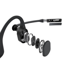 SHOKZ OpenComm UC - Black Sluchátka s mikrofonem Bezdrátový Za ucho Kancelář / call centrum Bluetooth Černá č.1