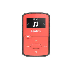 SanDisk Clip Jam MP3 přehrávač 8 GB Červená č.1