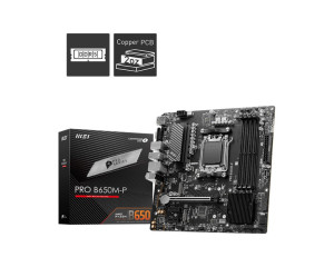 MSI PRO B650M-P základní deska AMD B650 Zásuvka AM5 Micro ATX č.1