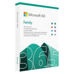 Microsoft 365 Family (6 uživatelů; 12 měsíců; fyzická verze; pro domácnosti; Polsko) (6GQ-01593) č.1