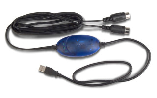 M-AUDIO Uno Rozhraní MIDI / USB 16 kanálů Modrá, Černá č.1