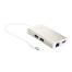 j5create JCA374 Kabel USB typu C Zlato, Bílá