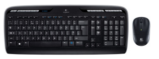 Logitech Wireless Combo MK330 klávesnice Obsahuje myš USB QWERTY US Mezinárodní Černá č.1