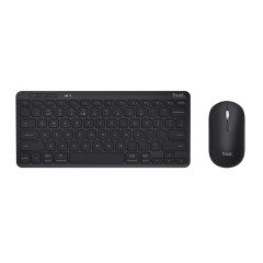Trust Lyra klávesnice Obsahuje myš RF bezdrátové + Bluetooth QWERTY Anglický Černá č.3