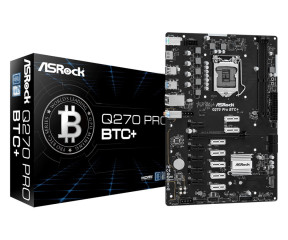 Asrock Q270 Pro BTC+ Intel® Q270 LGA 1151 (Socket H4) ATX č.1