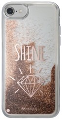 Gelové pouzdro Cellularline Stardust pro Apple iPhone 8/7/6S/6, motiv SHINE