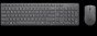 Lenovo 4X30T25801 klávesnice Obsahuje myš RF bezdrátový QWERTY US Mezinárodní Šedá