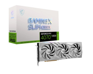 MSI GeForce RTX 4070 Ti SUPER 16G GAMING X SLIM WHITE NVIDIA 16 GB GDDR6X č.1