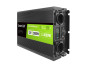 Green Cell Przetwornica napicia PowerInverter LCD 12 V 2000W/40000W Przetwornica samochodowa z wywietlaczem - czysty sinus zdroj/transformátor Auto Černá