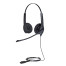Jabra Biz 1500 Duo QD Sluchátka s mikrofonem Kabel Přes hlavu Kancelář / call centrum Bluetooth Černá