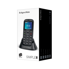 Kruger &amp; Matz KM0922 4G 4,5 cm (1,77&quot;) 72g Černá, Senior phone č.1