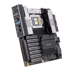 ASUS PRO WS WRX90E-SAGE SE AMD WRX90 Threadripper PRO, 2 x Intel X7100-AT2 dual 10Gb + 1x RTL8211F 1Gb/ USB 3.2 Gen2 x6, 7 x PCIe 5.0 x16, 4 x SATA 6Gb/s (RAID 0,1,5,10), 4 x M.2 socket 3 Key M (2 x type 2242-22110, PCIe 5.0 + 2 x type 2242-2280, PCI č.1
