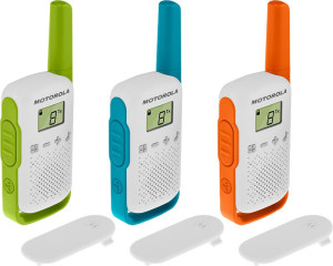 Motorola T42 vysílačka 16 kanály/kanálů Modrá, Zelená, Oranžová, Bílá č.1