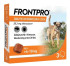 FRONTPRO Tablety proti blechám a klíšťatům pro psa (&gt;4-10 kg) - 3x 28,3mg