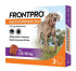 FRONTPRO Tablety proti blechám a klíšťatům pro psa (&gt;25-50 kg) - 3x 136mg