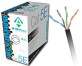 A-LAN KIU5OUTS305 síťový kabel Černá 305 m Cat5e U/UTP (UTP)