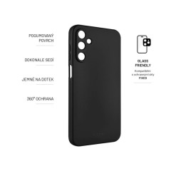 Zadní pogumovaný kryt FIXED Story pro Samsung Galaxy A15/A15 5G, černý č.3