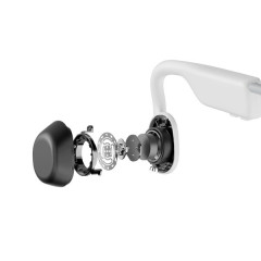 SHOKZ OpenMove Sluchátka Bezdrátový Za ucho Hovory/hudba USB typu C Bluetooth Bílá č.3