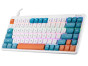 Mechanická klávesnice Tracer FINA 84 White/Blue (Outemu Red Switch) TRAKLA47309 č.7