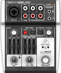 Behringer X302USB audio mixér 5 kanály/kanálů č.1