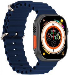 Smartwatch Kiano Watch Solid (black and blue stripe) č.3