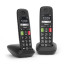 Gigaset E290 Duo Analog/DECT telefon Identifikace volajícího Černá
