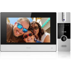 Video interkom HILOOK HD-VIS-04 7” TFT LCD displej 1024x600px WiFi Černá, Stříbrná č.1